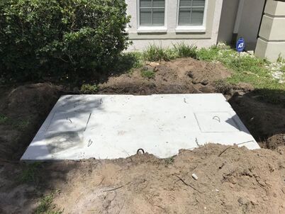 Septic Tank Cemented Lid